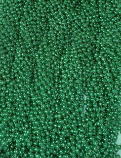 48 Green New Mardi Gras Beads 4 Dozen St Patricks Day