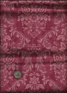Mary Rose Collection Floral Print Lt Drk Dusty Rose Fabric by Quilt