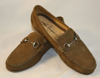 New Mens Martin Dingman Shoes Leather Trent Bit Loafer