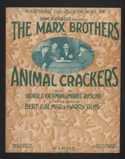 The Clouds Roll by 1928 The Marx Brothers Animal Crackers
