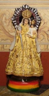 Virgin Virgen de Urkupiña Urcupiña Bolivia Statue Mary