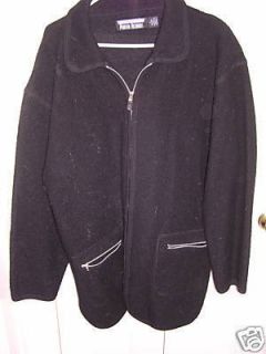 Perry for Marvin Richards Black Wool Jacket Large