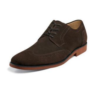 Stacy Adams Telford Mens Dress Shoes 24723 Brown Suede All Sizes