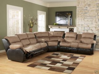 MIDWAY MODERN MICROFIBER MASSAGE RECLINER SOFA COUCH SECTIONAL LIVING