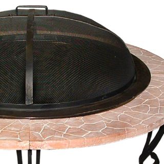 Cast Iron Stone Outdoor Patio Wood Fire Pit Fireplace