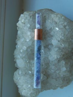 Ascended Master St Germain Violet Ray Crystal Wand