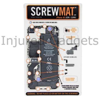 Magnetic Screwmat Screw Mat Repair Tool for iPhone 4S GSM CDMA