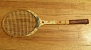 Vintage Wood Wilson Maureen Connolly Tennis Racquet Excellent