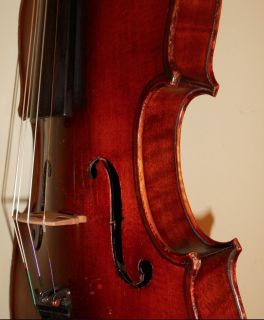 Vintage E Martin 4 4 Violin Sweet and Powerful Tone German Strad Copy