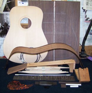 14 Fret D Size Rosewood Guitar Kit Martin Parts Luthier