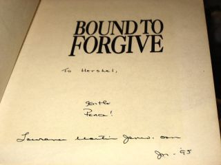 Bound to Forgive Signed by Lawrence Martin Jenco 0877935548