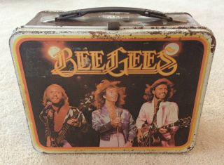 Vintage 1978 Metal Lunchbox Bee Gees Maurice Gibb Thermos Brand