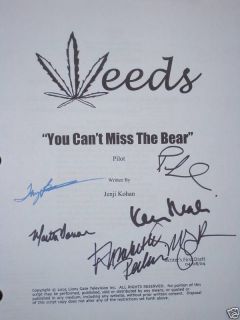 Weeds Signed Pilot TV Script Mary Louise Parker Reprint