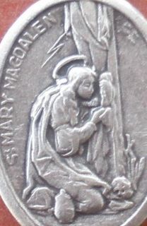 Saint St. MARY MAGDALEN Magdalene Medal + Converts + Devotion to Jesus