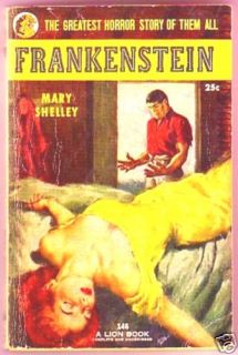 Frankenstein Mary Shelley Lion Books 1953