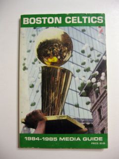 Boston Celtics Basketball Media Guide Bird Ainge Parish McHale