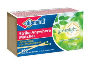 Packs Diamond Strike Anywhere Matches 300 Count Factory SEALED Fresh