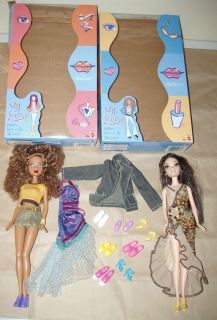mattel barbie doll MY SCENE lot CHELSEA madison boxes clothes pairs
