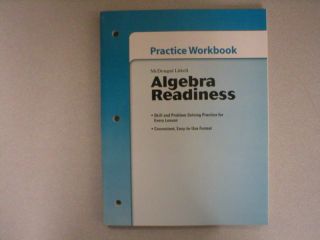 McDougal Littell Algebra Readiness Workbook 0618916938