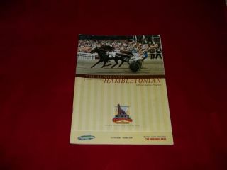 Harness Horse Racing 2003 Meadowlands Hambletonian Program Amigo Hall