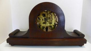 Ingraham 2 Mid Century Mantel Clock Original Finish