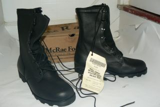 McRae Mens 6189 All Leather Combat Boots w Panama Military US Army