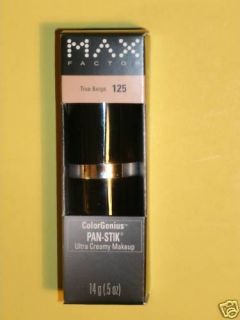 Max Factor Pan Stik True Beige 125 Foundation Stick