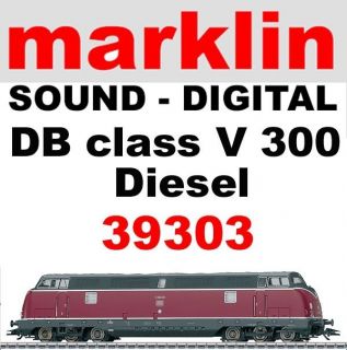 GFR Diesel Class V 300 Loco w Sound Powered Digital Marklin 39303 HO
