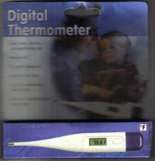 Digital Electronic Memory Medical Thermometer $1