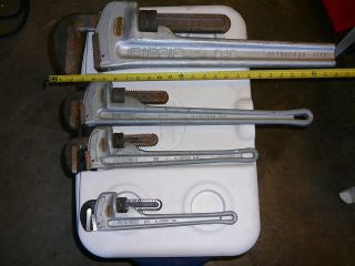Ridgid Aluminum Pipe Wrenches 48 24 18 14