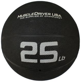 Muscle Driver Rubber Medicine ball Bounce med ball 25 pound MDUSA 25lb