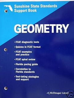 McDougal Littell Geometry Support Book Florida Workbook