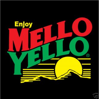 Mello Yello NASCAR Racing Car Bumper Sticker 4X4