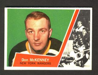 Don McKenney New York Rangers 1963 64 Topps Card 53