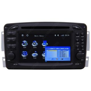 1998 02 Mercedes Benz SLK Class R170 Car GPS Navigation iPod Radio TV