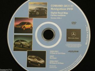 Mercedes Benz GL M CLK R Navigation DVD Disc BQ 6460220
