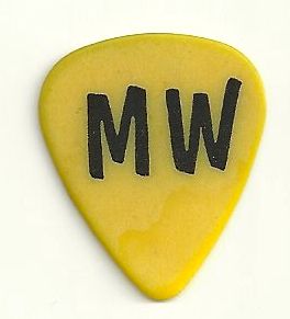 John Mellencamp Mike Wanchic MW Tour Guitar Pick Yellow