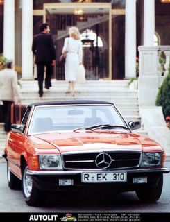 1980 Mercedes Benz 380SL Factory Photo