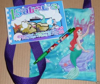 Little Mermaid Disney Cruise Autograph Book Bag Pen New