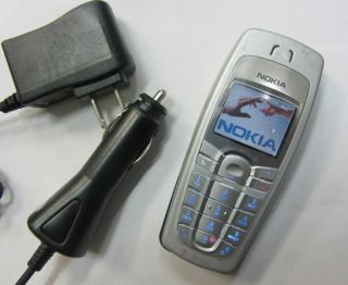 6010 White Dualband GSM Voicedial Messaging T Mobile Cell Phone