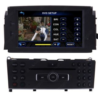 DIN DVB T TV DVD Player Radio for 07 11 Mercedes Benz C200