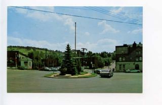 Meyersdale PA Street View Old Cars Vintage Store Fronts Postcard