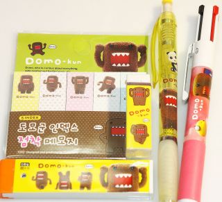 Kun Automatic Pencil Pen Eraser Lead Refill Sticky Memo Set