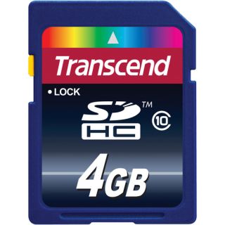 Transcend 4GB 4 GB SD SDHC Class 10 Memory Card New