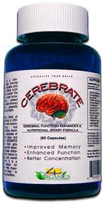 Cerebrate Natural Brain Memory Enhancer Formula 60 Pill