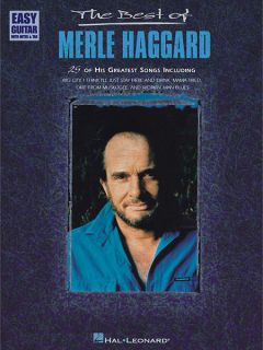 Best of Merle Haggard Easy Guitar Notes Tab Sheet Music Country Songs