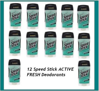12 Speed Stick Active Fresh Deodorants by Mennen New Look Same