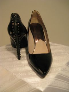 MICHAEL Michael Kors High Heel Black Patent Leather Shoes Size 11 MFSP