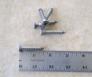Stainless Oval HD Phillips Sheet Metal Screws 14x1 1 2