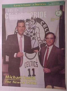 Michael Smith Boston Celtics Pride 7 28 89 Newspaper